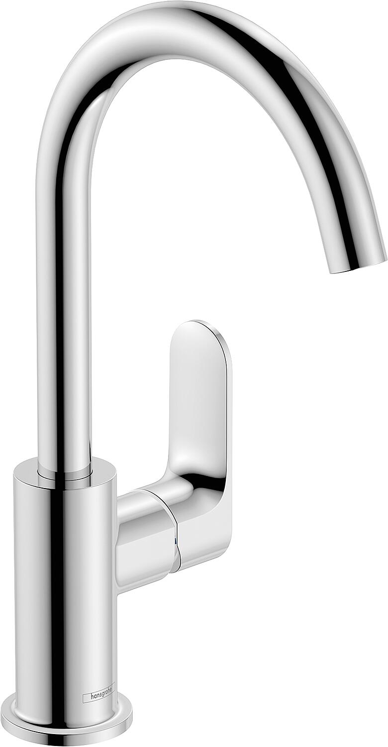 Mitigeur de lavabo Hansgrohe Rebris S 210 avec bec pivotant, chromé
