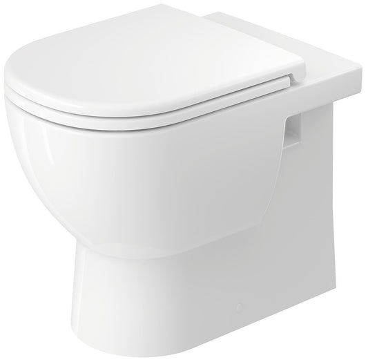 Duravit D-Code Combi-Pack, bottom-flush, rimless