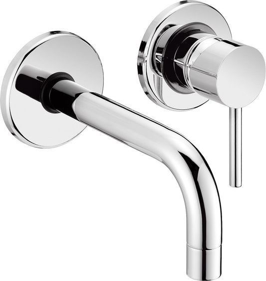 Wand-Waschtischmischer Kos Ausladung 174-194 mm mit Wandeinbaukörper chrom