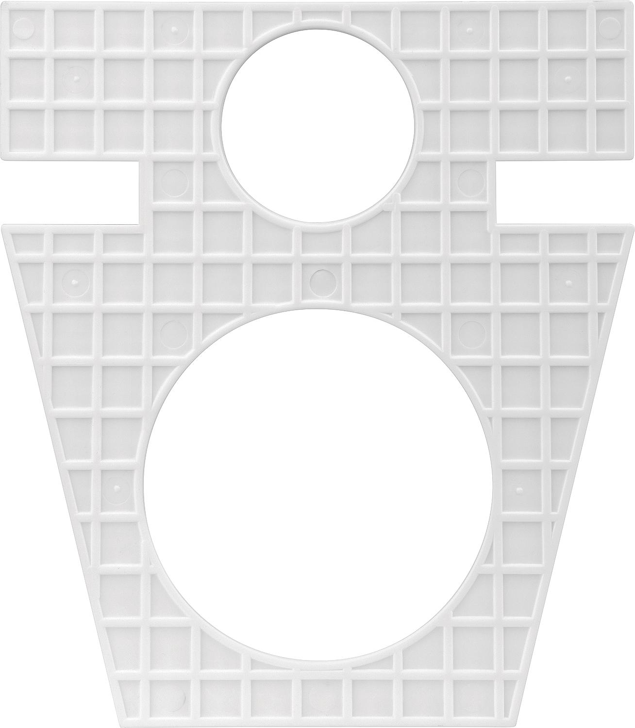 TileQuick mounting plate white