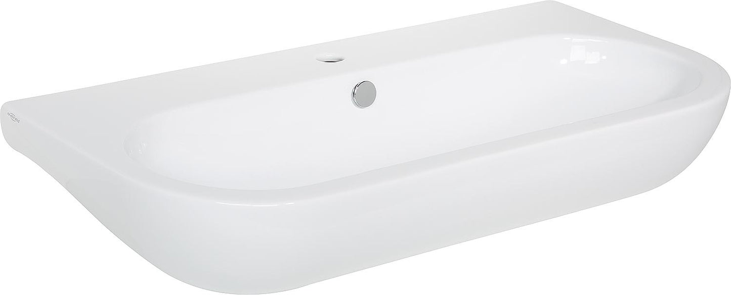 Lavabo NUVOLA, dimensions (L x H x P) : 900 x 170 x 450 mm, en céramique blanche