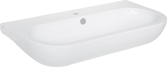 Lavabo NUVOLA, dimensions (L x H x P) : 900 x 170 x 450 mm, en céramique blanche