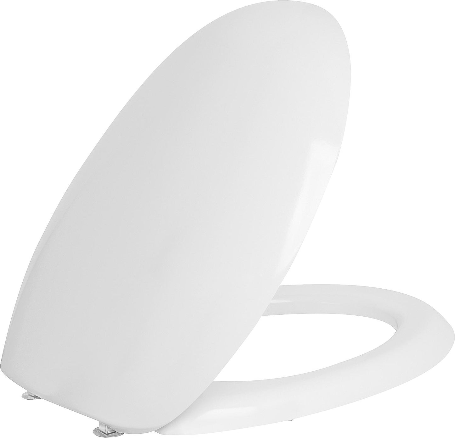 Abattant de toilettes CLAS+ avec mécanisme de fermeture amortie, en duroplast, blanc