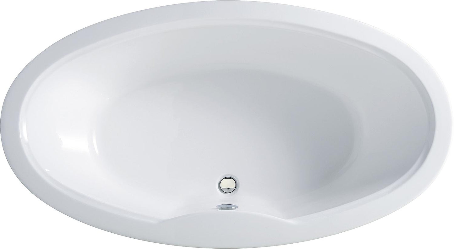 Bathtub FULL 1795x620x945 mm freestanding Capacity: 210 l Acrylic, white