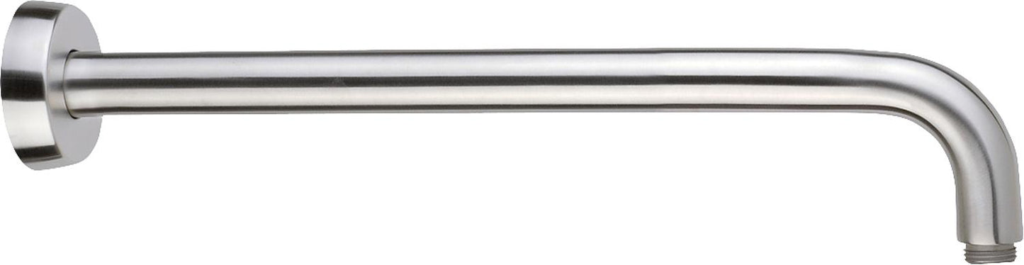 Wall connection pipe DN15 (1/2") L=400 mm brushed stainless steel