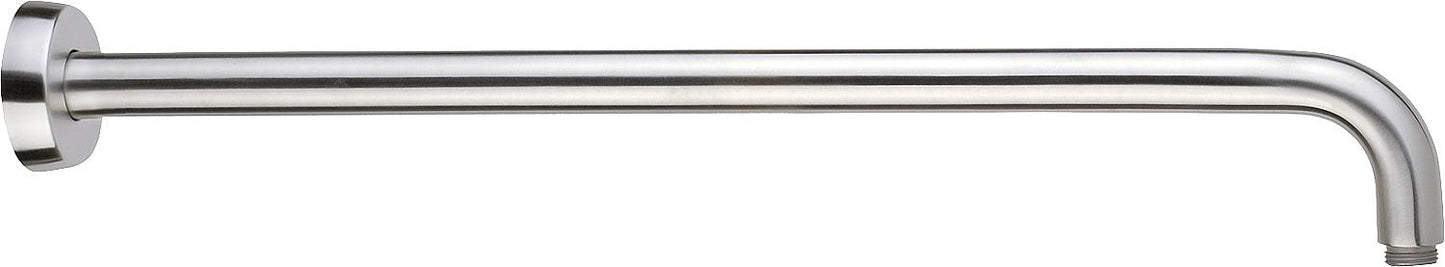 Wall connection pipe DN15 (1/2") L=400 mm brushed stainless steel