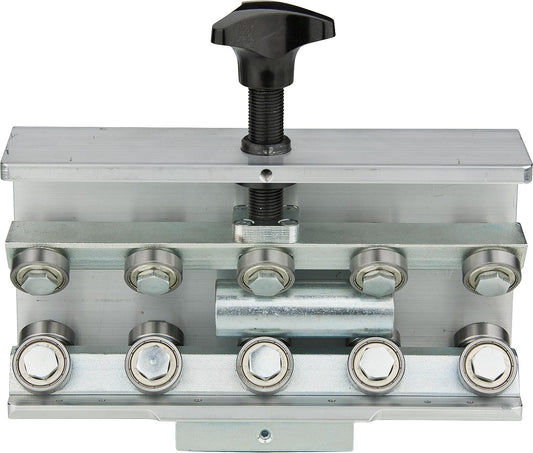 Table mounting accessories for pipe straighteners