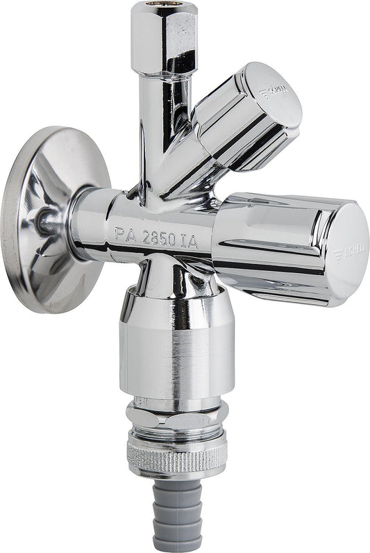 SCHELL Kombi-Eckventil, Messing COMFORT DN 15 (1/2")