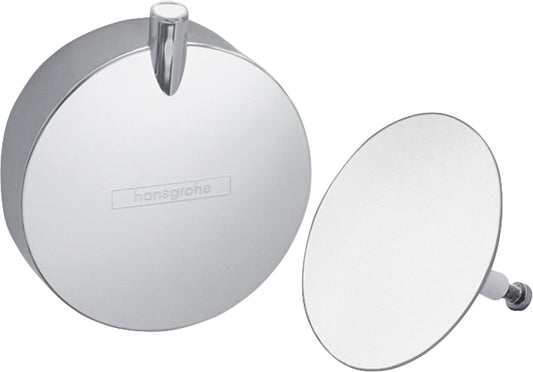 Flexaplus S complete set for standard and special bathtubs, consisting of handle and safety plug - chrome finish.
