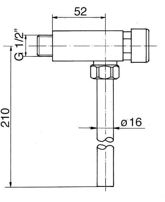 Ersatzteile für Urinal Druckspüler Typ 655 CETUS