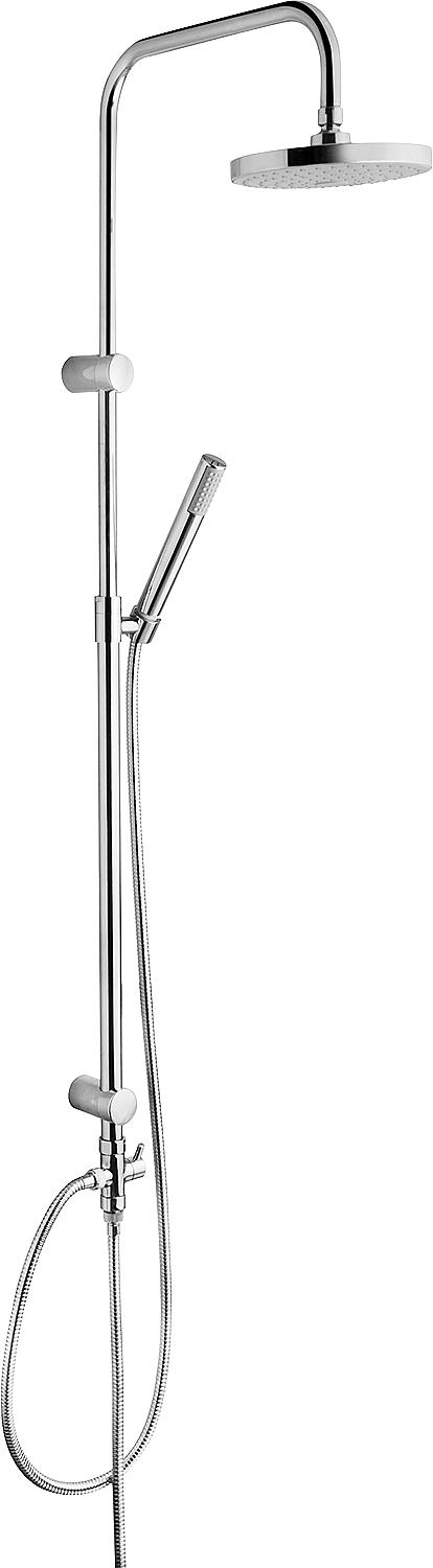 Brause-System Whanga Stabhandbrause + Kopfbrause Ø 190 mm chrom