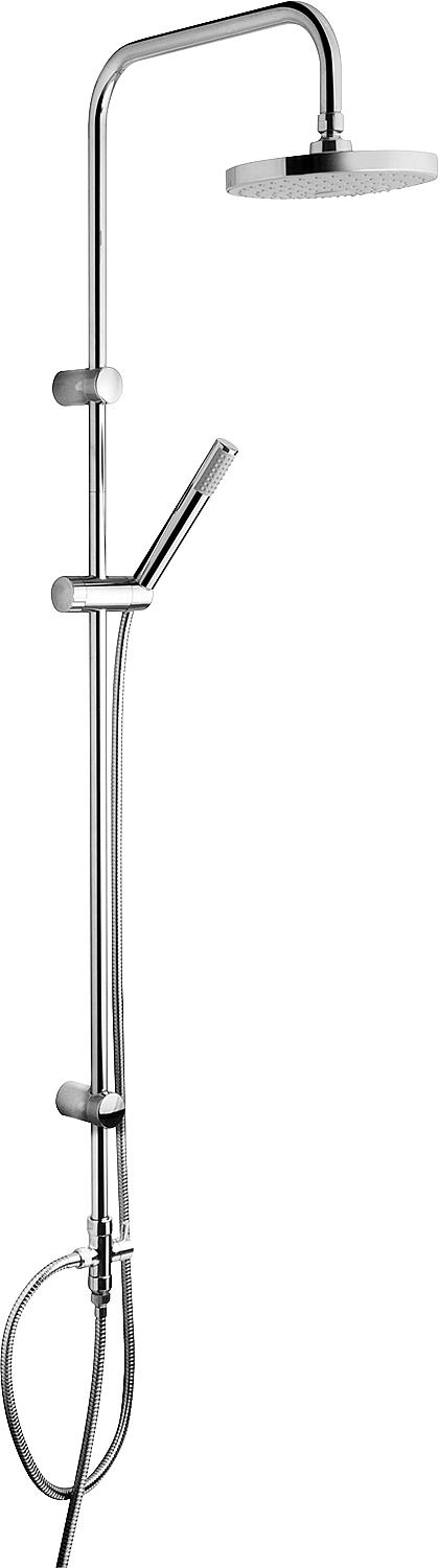 Brause-System Waikato Stabhandbrause + Kopfbrause Ø 190 mm chrom