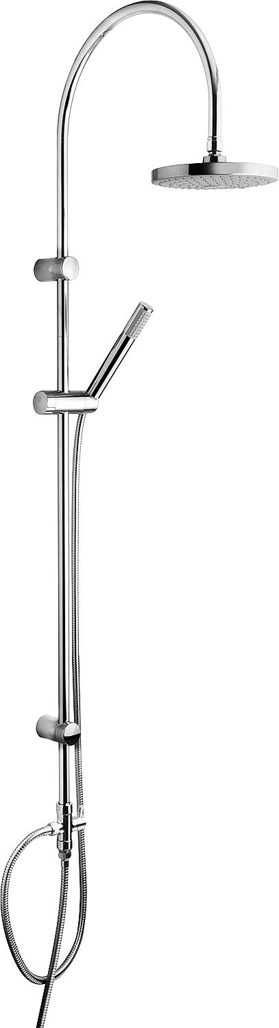 Système de douche Moana : douchette + pommeau de douche Ø 190 mm, chromé