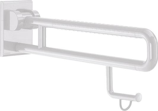 Stützklappgriff, manhattan mit Papierrollenhalter, selbseinst. Abrollbremse - aus Nylon