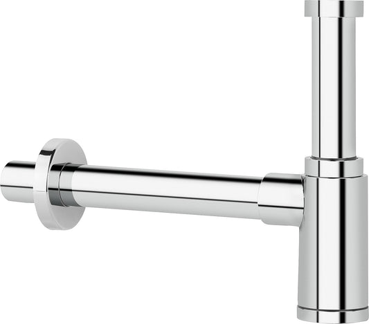 Siphon design DN 32 (1 1/4'') 32 x 250 mm, laiton chromé