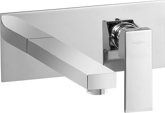 Wand-Waschtischmischer Skyline Ausladung 200 mm mit Wandeinbaukörper chrom