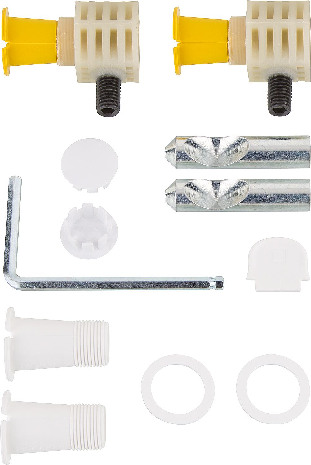 Mounting kit for wall-hung bidet/toilet series Mini/Nuvola, Full, Clas, Elanda, Elamin Tulip, Glaze, Shift, Thin, Jubiläum, Nido, Jacui