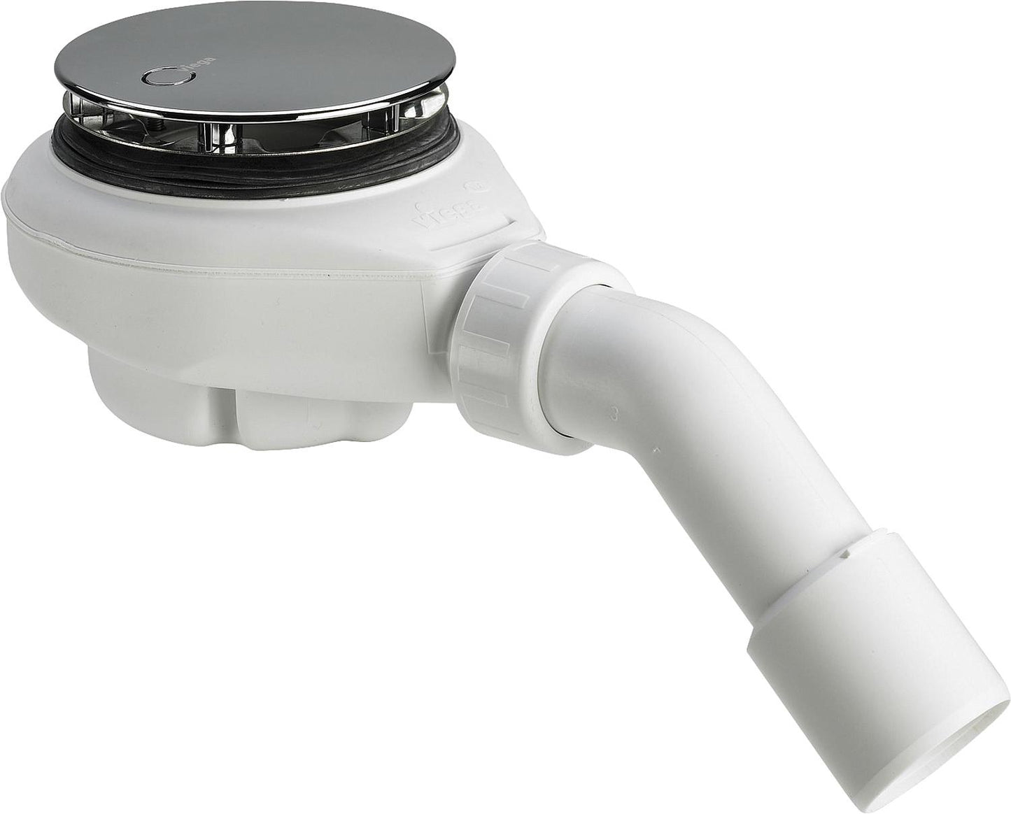 VIEGA shower tray drain Tempoplex complete, model 6961, 40/50, chrome-plated