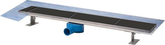 Caniveau de douche Evenes 1200 mm avec insert carrelable
