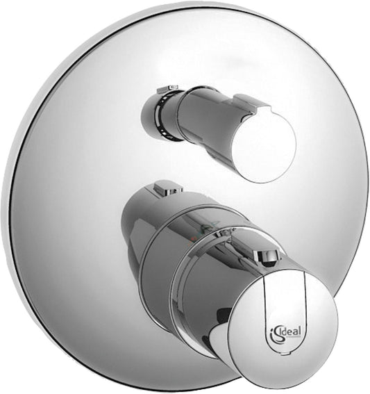 Ceratherm 100 single thermostat flush-mounted kit 2 for Easy Box rosette Ø 163 mm