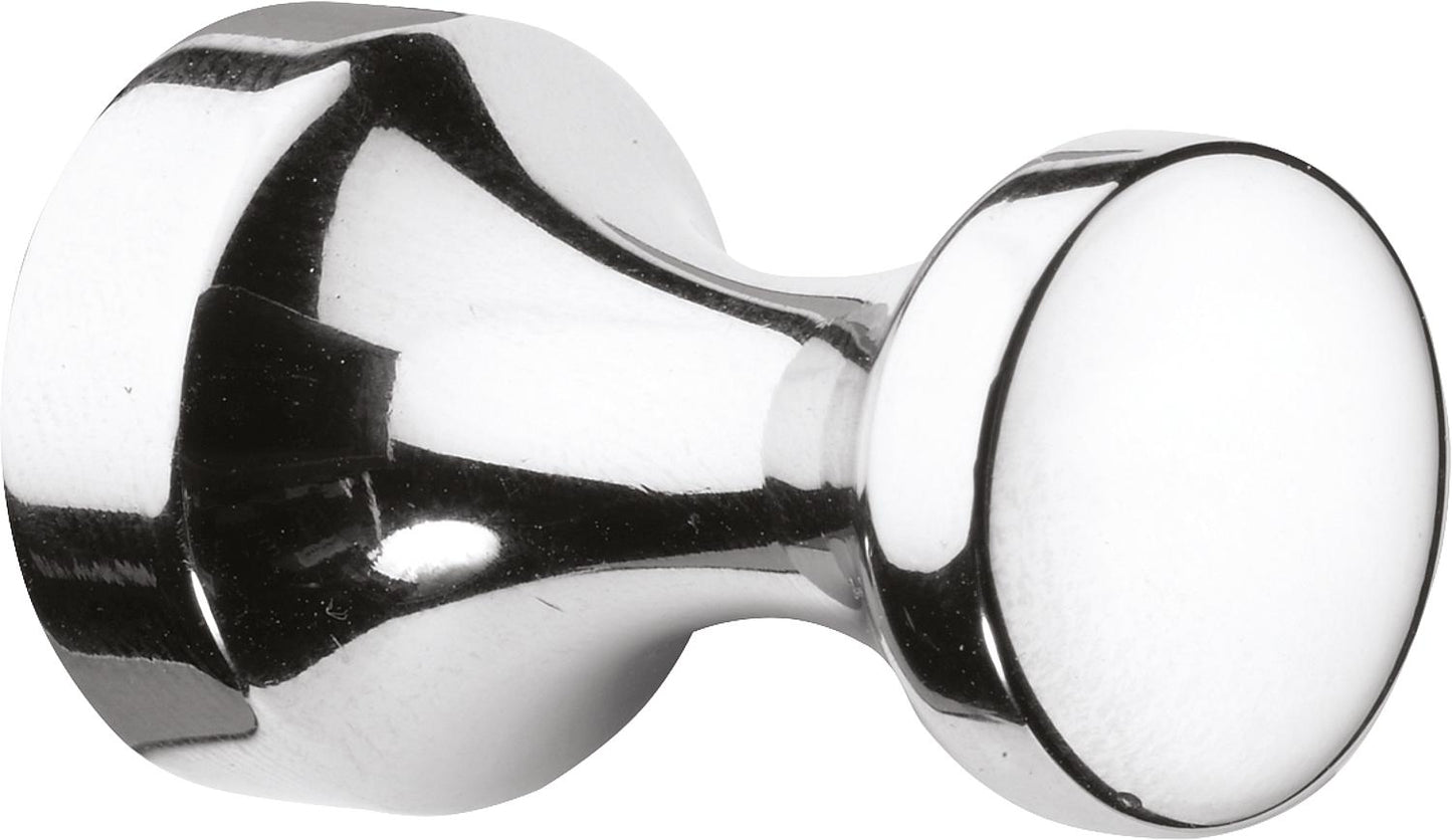 Metal towel hook, chrome-plated