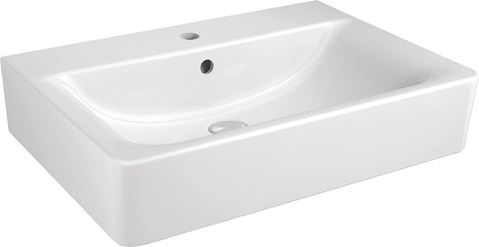 Ideal Standard Connect Cube washbasin (W x H x D): 500 x 175 x 460 mm, ceramic, white