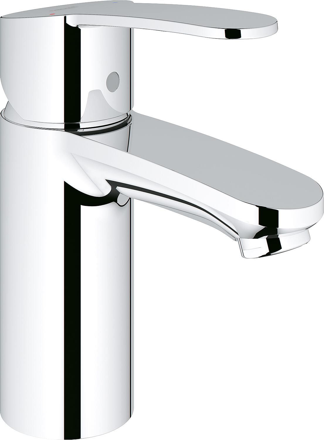 Grohe Eurostyle Cosmopolitan basin mixer, 102 mm projection, EcoJoy chrome, without waste fitting
