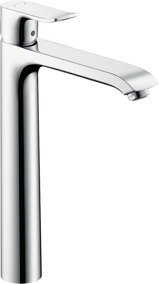 Hansgrohe Metris 260 basin mixer, 197 mm projection, chrome, without waste fitting