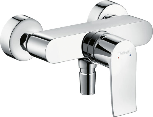 Hansgrohe Metris chrome surface-mounted shower mixer