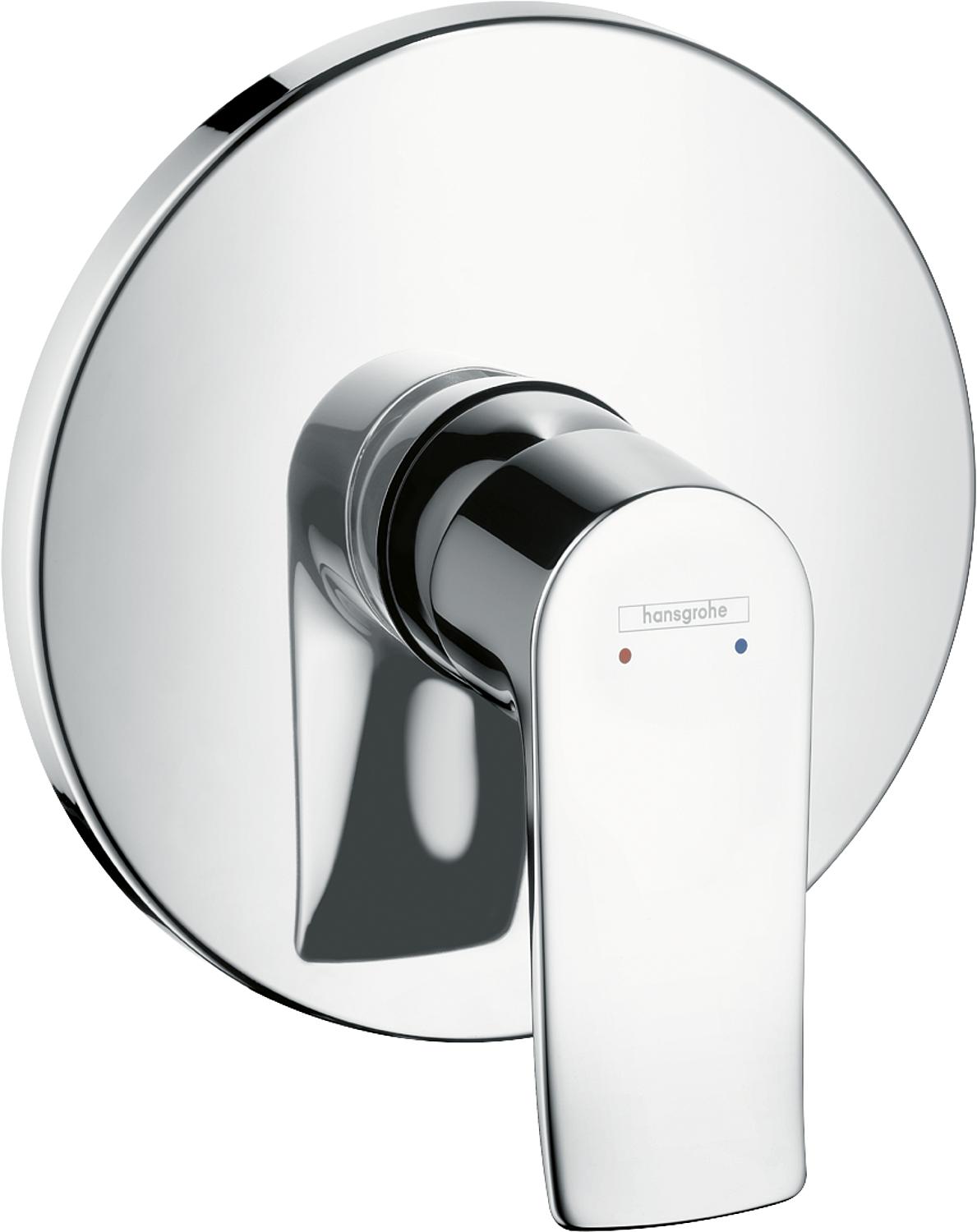 Hansgrohe Metris concealed shower mixer, rosette Ø 150 mm, chrome
