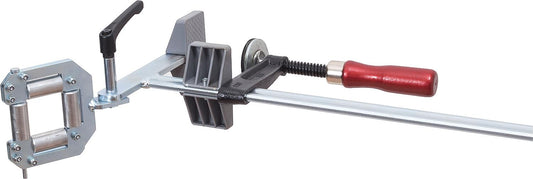 Airfit screw clamp for unrolling and deflecting pipes