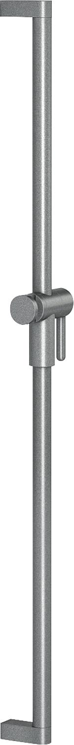 Brausestange Serie Cavere aus Alu., Anthrazit-Metallic 95, 600mm, mit Brausehalter u. Befest.