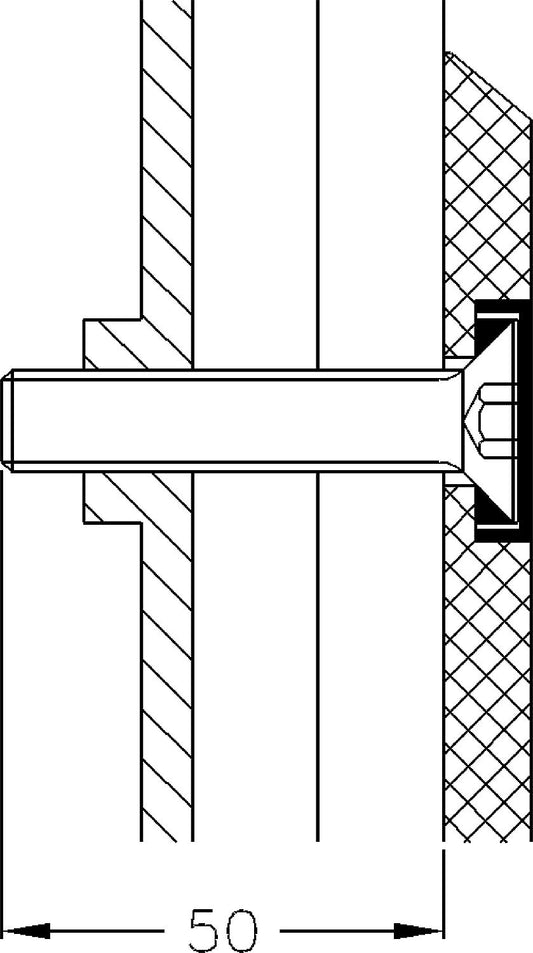Befestigungs-Set für Leichtbauwände, passend zu Serie Cavere