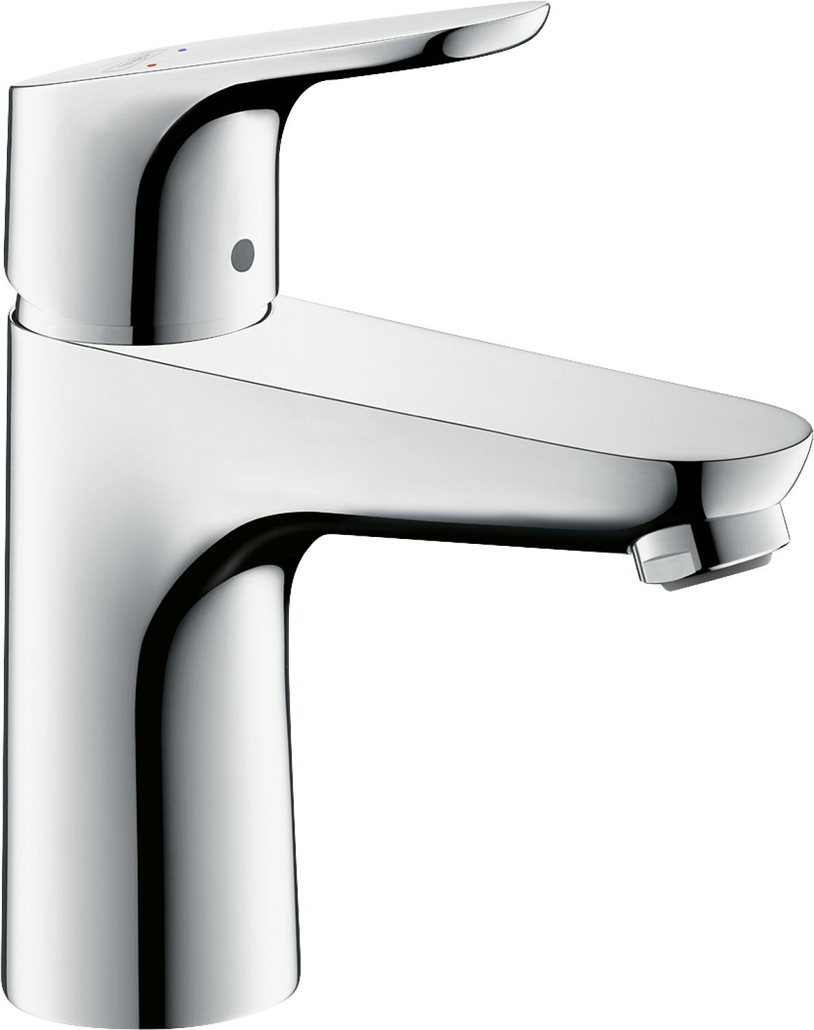 Hansgrohe 100 Focus Eco C3 basin mixer, 119 mm projection, chrome