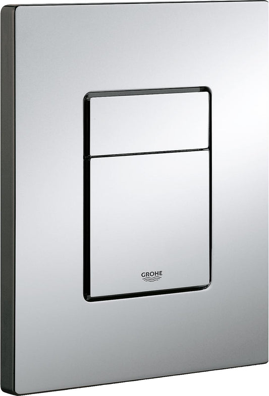 Skate Cosmopolitan cover plate for toilet cistern, alpine white, vertical and horizontal mounting