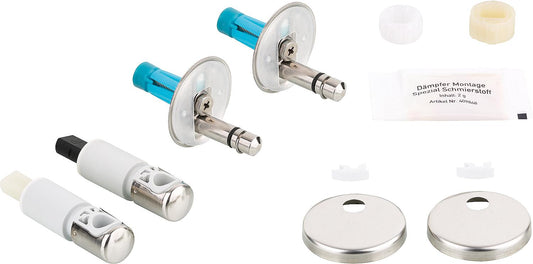 Charnière de rechange pour abattant de toilettes 93 706 67, à fermeture amortie, compatible à partir du modèle 03/2015