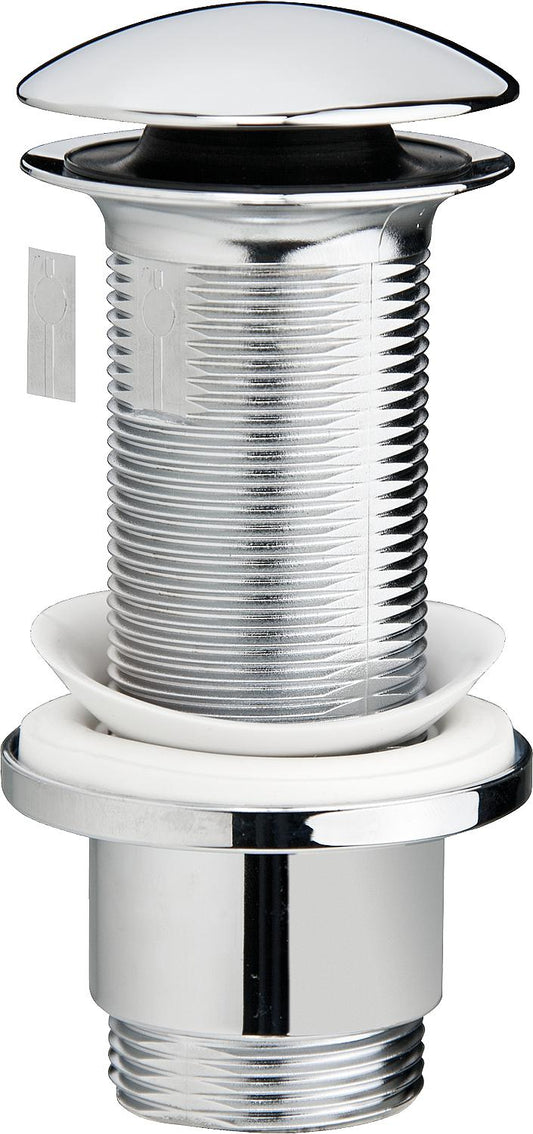Clapet de réglage à tige longue 1 1/4", ABS, longueur de tige 11,5 cm, réglable universellement