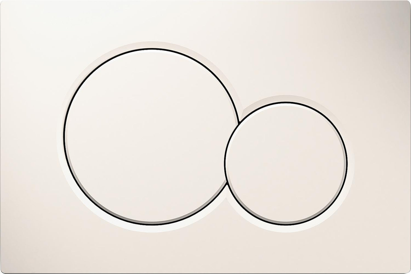 Plaque de commande double chasse d'eau Geberit Sigma 01, blanche 115.770.11.5
