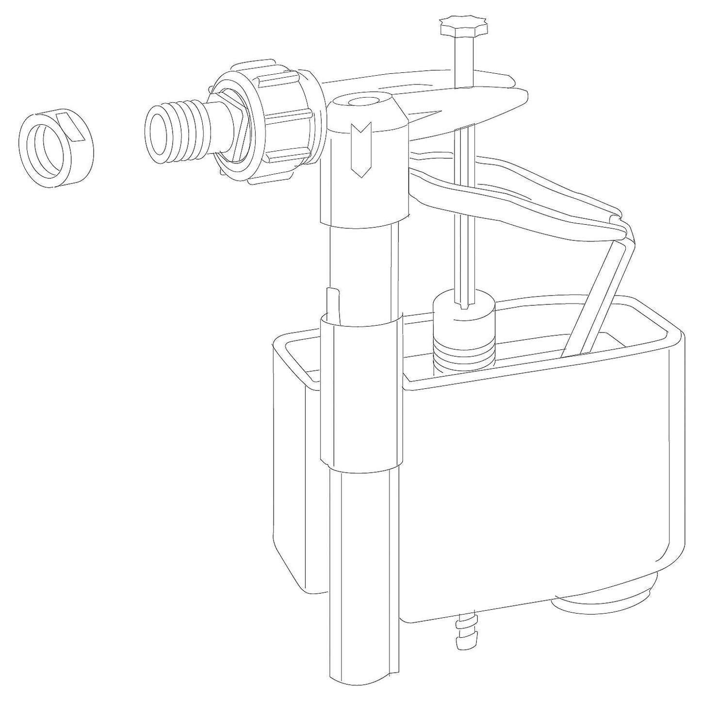 Soupape à flotteur 1/2"