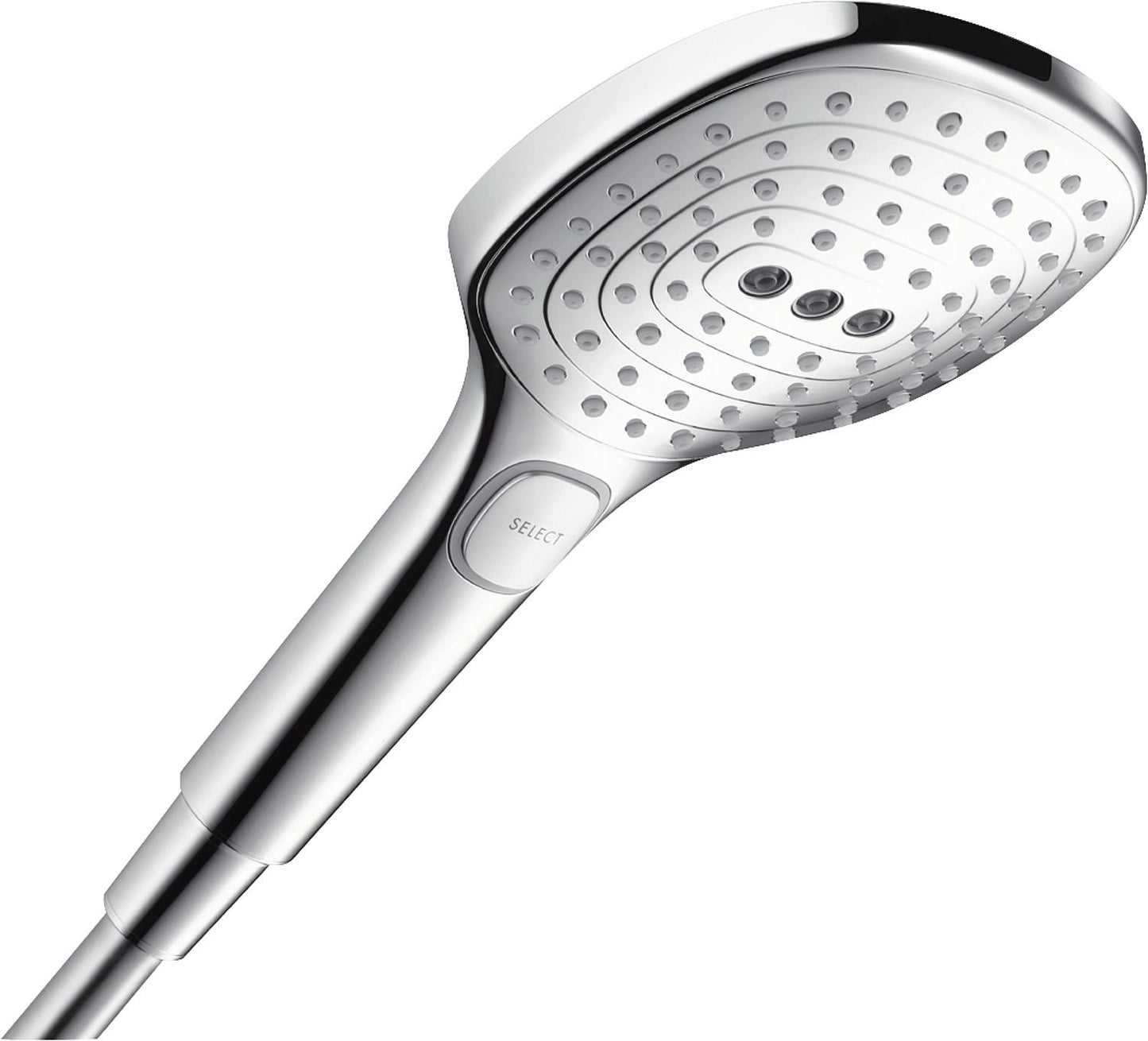 Hansgrohe Raindance Select 120 hand shower, 3 spray patterns, Ø 120 mm, chrome