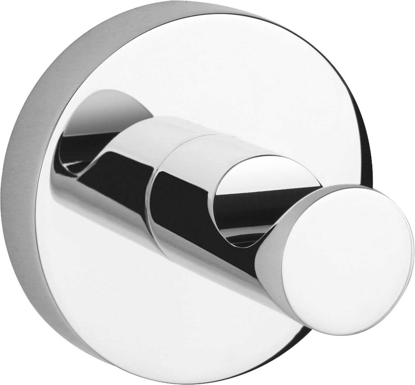 Towel hook Eight, brass, chrome-plated