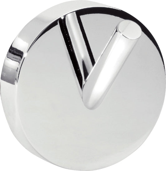 Eight-angle towel hook, brass, chrome-plated