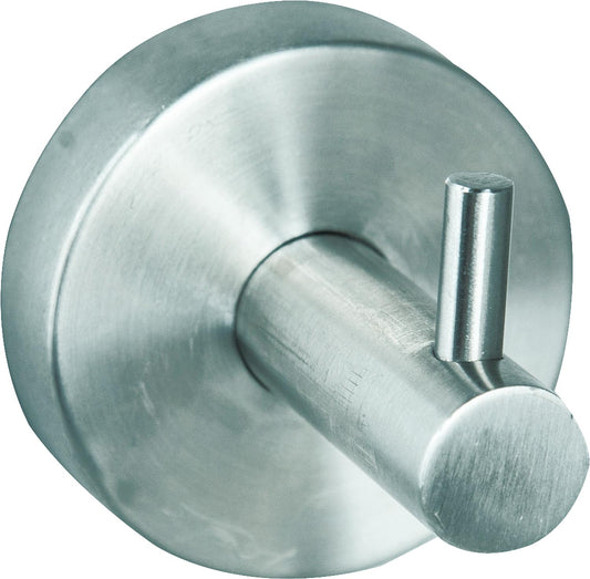 Axial towel hook, stainless steel, matt