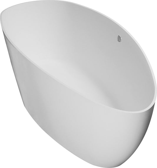 Bathtub DUO WxHxD: 1560x710x560 mm Overflow on the left Capacity: 210 l Mineral cast white