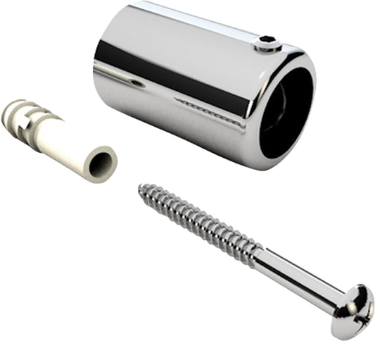 Wandanschluss 90°, für Stabilisationsstange glanzverchromt Ø 19mm