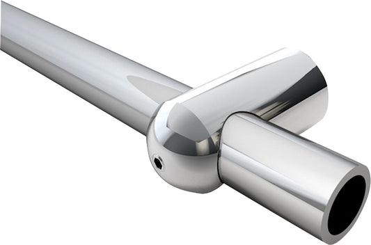 T-Stück-Verbinder D: 19mm für Stabilisationsstange Messing glanzverchromt