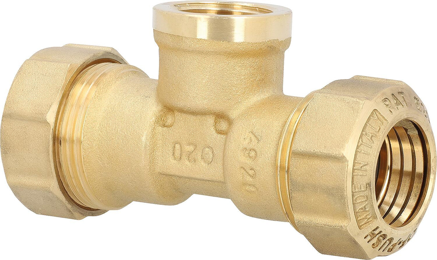 PE T-piece with IG 63mm x 2", not suitable for gas
