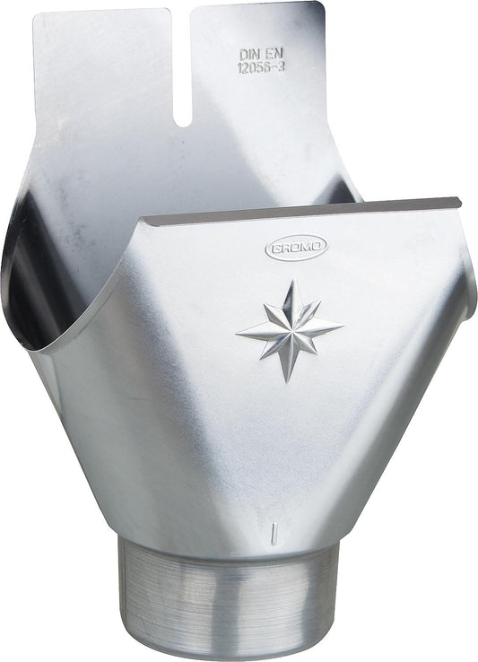 Einhang-Stutzen Oval, 333/100, Zink