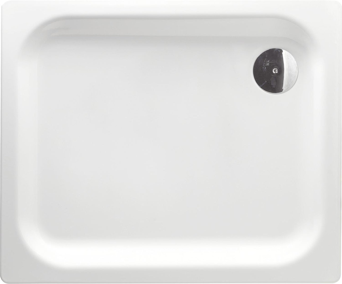 Duschwanne Edura Rechteck 1200x40x800 mm Stahl-Emaille, weiss