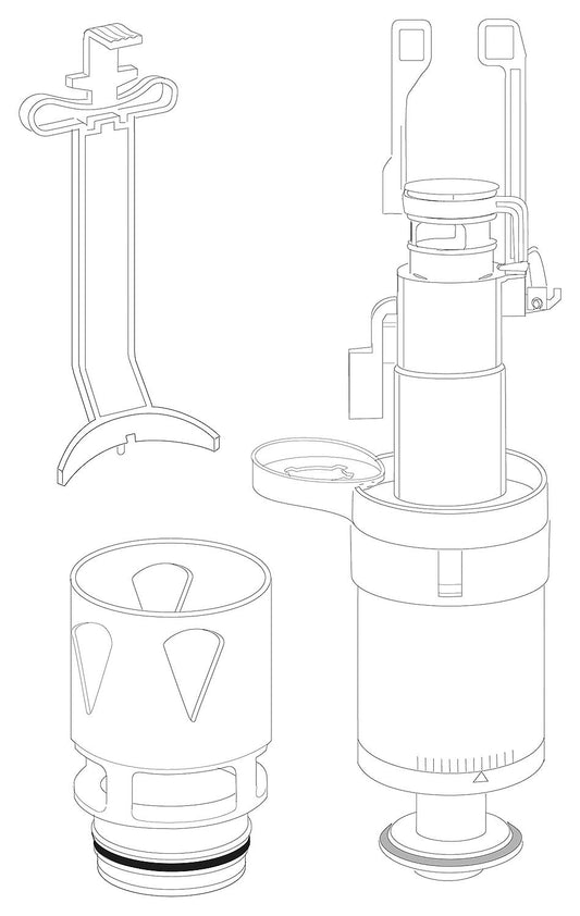 Winner Ersatzspülgarnitur 2004-2014
